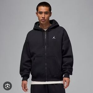 Jordan Black Hoodie with White Jumpman